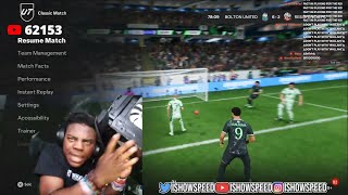 iShowSpeeds PC Falls On Him During FIFA💀STARTS CRYING [upl. by Lisha119]