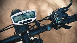 How to install Digital Speedometer in Fat Bike amp Mountain Bike Ferrari Fat Bike Bicycle Computer [upl. by Omsare]