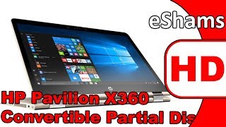 HP Pavilion X360 Convertible Partial Disassembly and Reassembly [upl. by Wellington]