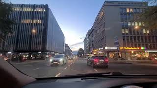 Driving in Geneva in the evening [upl. by Kristine326]