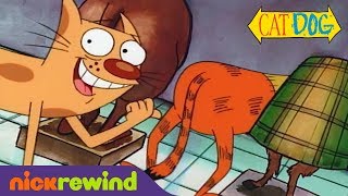 Cat Wants a New Bottom  CatDog  Nicktoons [upl. by Anayad]