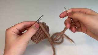 Italiensk avfelling  Italian bind off Tutorial [upl. by Chase]