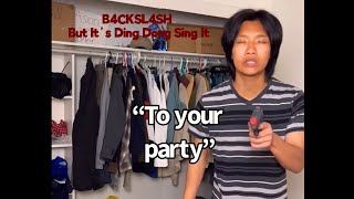 B4CK 4SI4N B4CKSL4SH But Its Ding Dong From Genie Sing It  FNF Cover [upl. by Cassandry863]