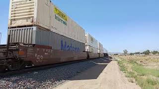 Intermodal in Hesperia California north of the Cajon Pass thatcurveguy bnsfintermodal [upl. by Ricarda]