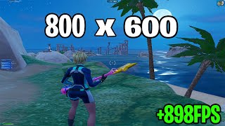 Stretched Resolution 800X600 FORTNITE CHAPTER 5 l RYZEN 5 l PERFOMANCE MODE l 1080P [upl. by Anthia715]