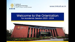 Welcome to the IMT CDL Orientation Session for 2023  2024 [upl. by Gundry]