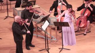 Telemann Concerto for Three Violins in F AllegroLargoVivace [upl. by Ejrog]