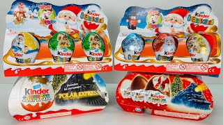 Распаковка старых киндер сюрпризов Новогодние киндеры Old Kinder Surprise Unboxing Christmas [upl. by Adnoval]