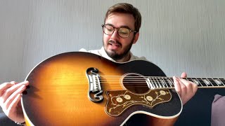 SIGMA GJASG200 Grand Jumbo Electro Acoustic Guitar  First Impressions  Review [upl. by Nnaes894]