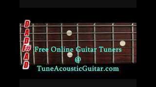 Open D Tuning  Open D Major Online Guitar Tuner [upl. by Nayek942]