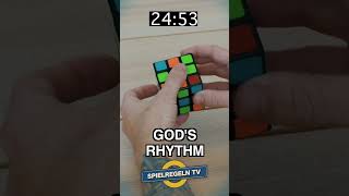 ZAUBERWÜRFEL LÖSEN TRICK GODS RHYTHM  SPIELREGELN TV shorts rubikscube [upl. by Tolley]