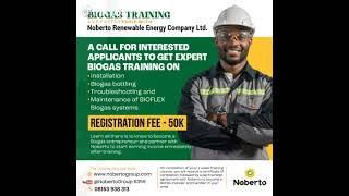 BIOFLEX BIOGAS SYSTEM Training on Installation and maintenance Call 08163938313 to apply [upl. by Anahsak]