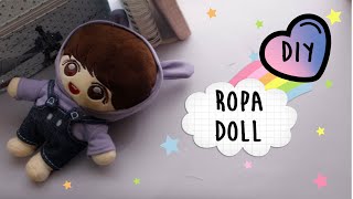 DIY  KPOP  DOLL  Ropa sudadera overol Kiosweet [upl. by Carolynne]