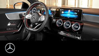 MercedesBenz AClass 2019 How to Preset a Radio Station [upl. by Eanwahs697]