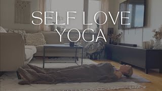 Self Love Yoga  Grounding and nurturing slow flow [upl. by Terese]