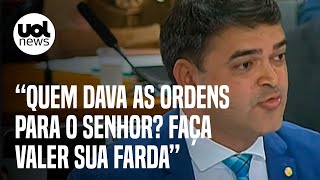 Deputado diz a Mauro Cid para se defender na CPI do 81 Faça valer a farda que está usando [upl. by Dumah968]