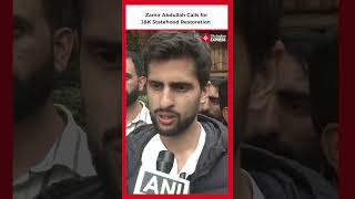 Omar Abdullah’s Son Zamir Demands Restoration of JampK Statehood ‘It’s Our Right’ [upl. by Darwen539]