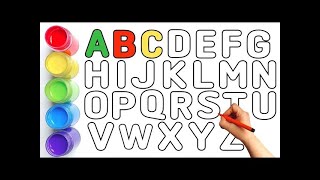 Collection of uppercase amp lowercase alphabet dotted lines ABCD alphabet writing alphabet song A Z [upl. by Frick401]