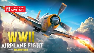 WWII AIRPLANE FIGHT – Battle War Squad Gameplay Nintendo Switch [upl. by Aeikan]