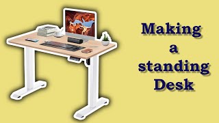 Standing desk assembly KAIMENG height adjustable desk [upl. by Martel]