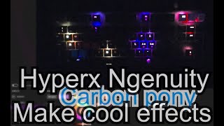 Make cool effects In Hyperx Ngenuity [upl. by Rorie]