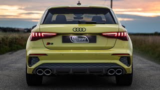 NEW 2021 AUDI S3 SPORTBACK  FIRST REAL TEST  Is it better Edition one  310HP in detail [upl. by Farrish]