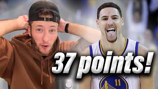 Reacting to Klay Thompsons RecordBreaking Quarter [upl. by Eresed54]