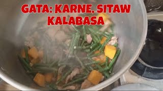 GATA KARNE SITAW KALABASA kalan de used oil [upl. by Quincy]