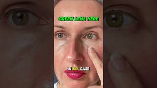 Put in green colored contacts –See the results Natural green contact lenses Air Optix Colors review [upl. by Averi961]