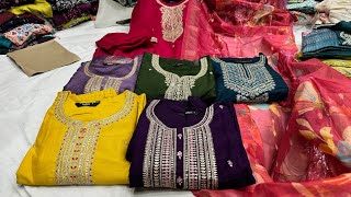 Chickpet Banglore Wholesale New Stock Arrived Festival Kurti Collection Single Courier Avl Wholsale [upl. by Aznola]