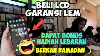 Beli LCD di Toko ini Bisa Tes Sebelum Bayar Garansi Lem Katanya [upl. by Anilegna]