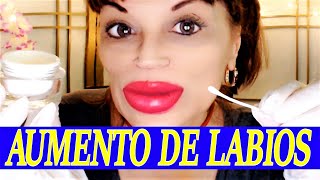 ASMR TE RELLENO LOS LABIOS👄LIP AUGMENTATION👩‍🔬CONSULTA Y PROCEDIMIENTO [upl. by Amein]