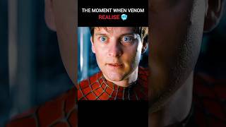 THE MOMENT WHEN VENOM REALISE 🔥 marvel venom3 spiderman shorts [upl. by Oirram]