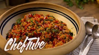 How to Make Bulgur Salad  Recipe in description [upl. by Ciro]