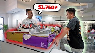 Buying Sneakers from Customers in our Store [upl. by Enelime814]