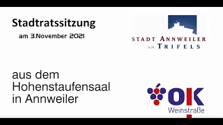 Live  Stadtratssitzung Annweiler am Trifels [upl. by Nashner]