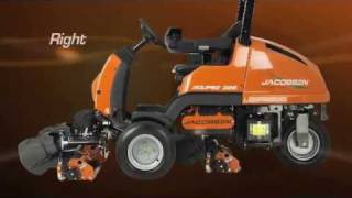 Jacobsen Eclipse 322 Riding Greens Mower  Intro [upl. by Ahsiliw]