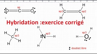 Hybridation exercice corrigé Darija [upl. by Friederike]