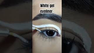 White gel Eyeliner with glitter shotrs [upl. by Elane593]