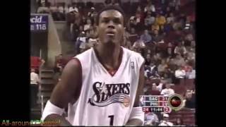 Samuel Dalembert 20 points vs Sacramento Kings 200304 [upl. by Ainesy900]