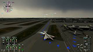 Flying Concord from hartsfield jackson airport TO Kennedy intl  FS Xbox Series X [upl. by Safir]