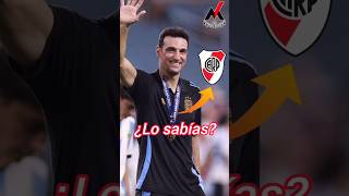 ¡La revelación de Scaloni con River ❤🤍 [upl. by Nilloc]