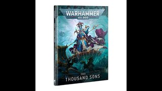 Fiches Techniques Thousand Sons Codex V9 QG [upl. by Felipa305]