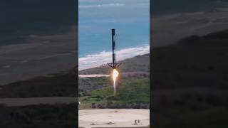 Falcon 9🚀 Smoothest lending spacexfalconheavy rovket elonmuskrocket elonmusk tesla spacex [upl. by Frentz513]