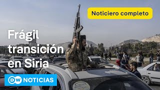 🔴 DW Noticias 9 diciembre Siria empieza su transición tras caída de Al Asad Noticiero completo [upl. by Ernestine139]