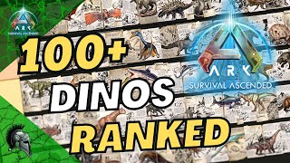 Ranking EVERY Dino on The Island  Ark Survival Ascended Tier List [upl. by Tortosa157]