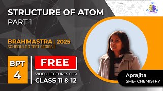 Structure of AtomPart 1CHEMISTRY  BHRAMASTRA Test Series 2025 [upl. by Arraik632]