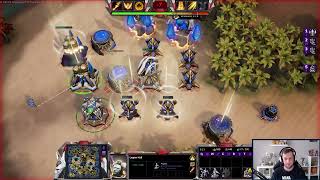 4924 Stormgate 1v1 MaNa Celestials vs Infernals 【Map Isle of Dread】 [upl. by Ennagem672]