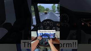 Risky weather in ETS 2 alphagamers ets2 eurotrucksimulator2 trending shorts short truck [upl. by Euqinomad]