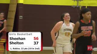 Girls Basketball Sheehan vs Shelton Lyman Hall vs Hillhouse [upl. by Llig]